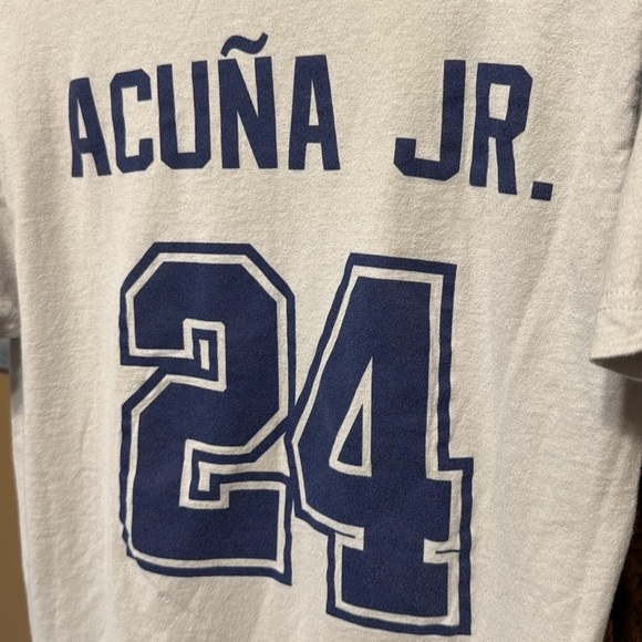 Rare Ronald Acuna Jr Gwinnett Stripers Minor League Baseball T - Picture 3 of 5